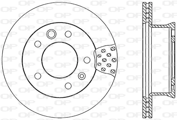 Disque de frein OPEN PARTS BDA1706.20