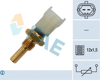 Sonde, température du liquide de refroidissement FAE 33480