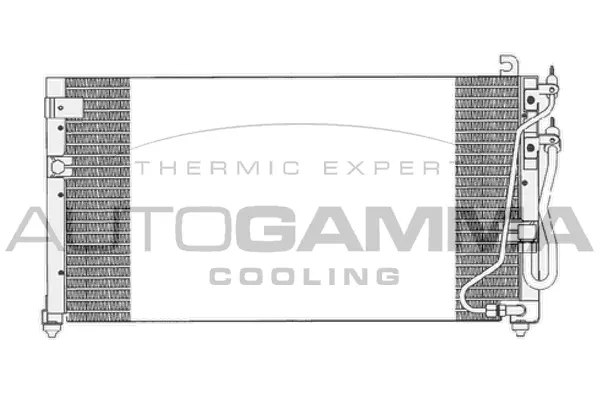 Condenseur, climatisation AUTOGAMMA 103493