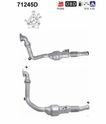 Catalyseur AS 71245D