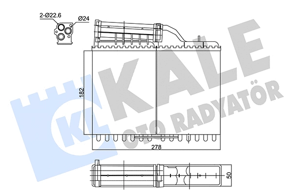 Système de chauffage KALE OTO RADYATÖR 346465