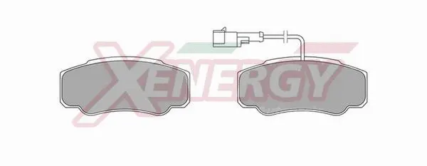 Kit de plaquettes de frein, frein à disque AP XENERGY X40853