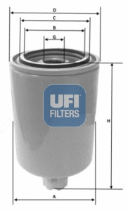 Filtre à carburant UFI 24.039.00