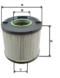 Filtre à carburant SAMPIYON FILTER CE 1390 ME