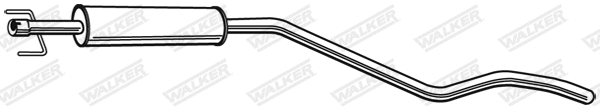 Silencieux central WALKER 23141