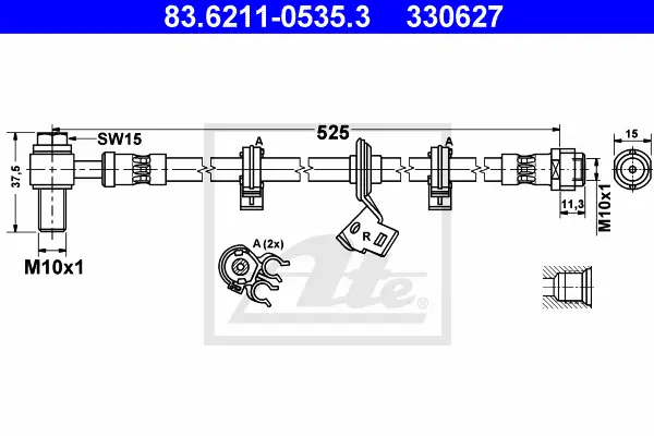 Flexible de frein ATE-APAC 83.6211-0535.3