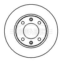 Disque de frein BORG & BECK BBD4910