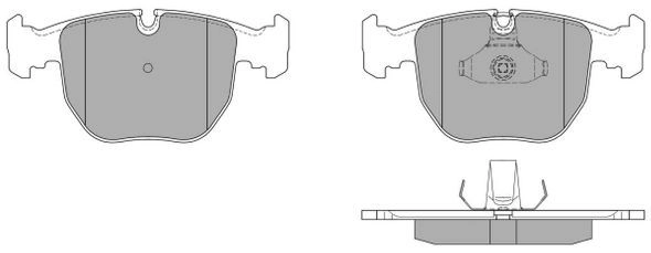 Kit de plaquettes de frein, frein à disque FREMAX FBP-1332