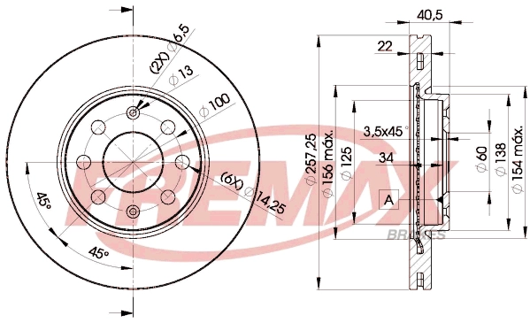 Disque de frein FREMAX BD-0920