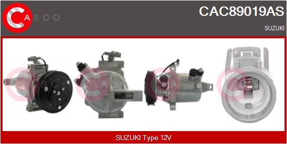 Compresseur, climatisation CASCO CAC89019AS