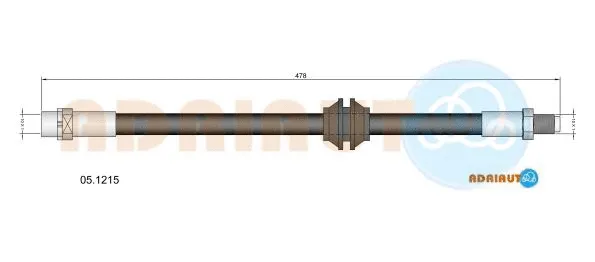 Flexible de frein ADRIAUTO 05.1215