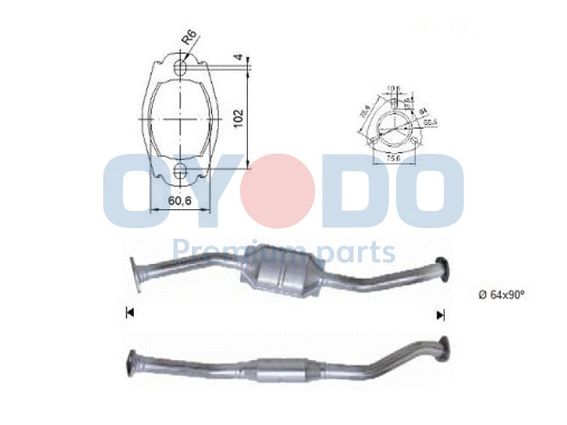 Catalyseur Oyodo 20N0054-OYO