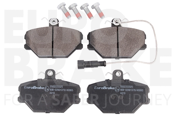 Kit de plaquettes de frein, frein à disque EUROBRAKE 5502222325