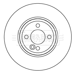 Disque de frein BORG & BECK BBD5247