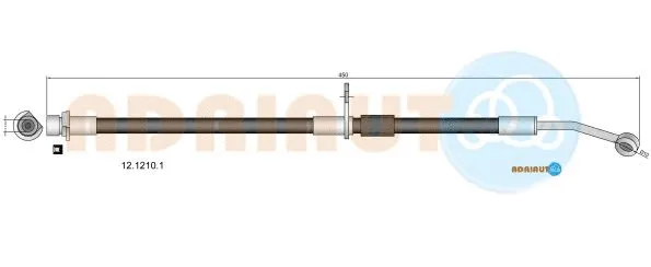 Flexible de frein ADRIAUTO 12.1210.1