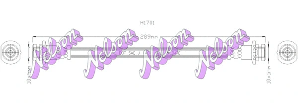 Flexible de frein KAWE H1701