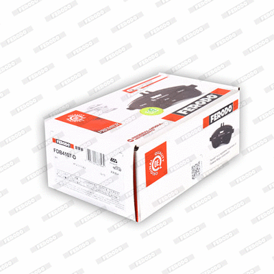 Kit de plaquettes de frein, frein à disque FERODO FDB4107-D