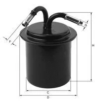 Filtre à carburant UNIFLUX FILTERS XB57