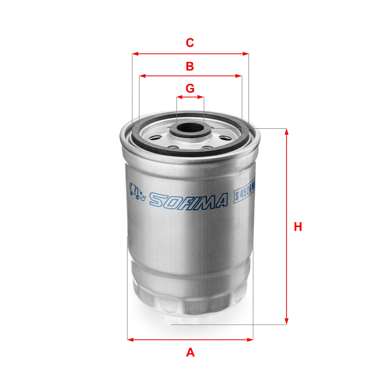 Filtre à carburant SOFIMA S 4526 NR