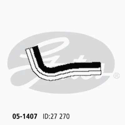 Durite de radiateur GATES-AU 05-1407