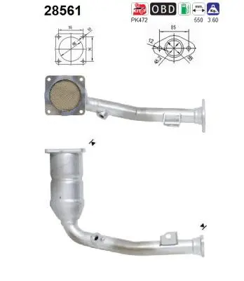 Catalyseur AS 28561