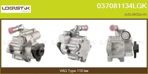 Pompe hydraulique, direction LGK 037081134LGK