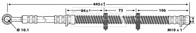 Flexible de frein BORG & BECK BBH6667