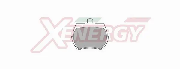 Kit de plaquettes de frein, frein à disque AP XENERGY X40005
