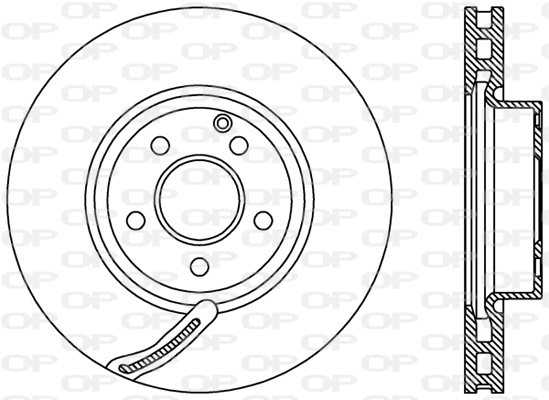 Disque de frein OPEN PARTS BDR2392.20
