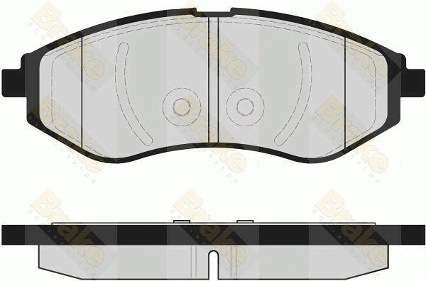 Kit de plaquettes de frein, frein à disque Brake ENGINEERING PA1600
