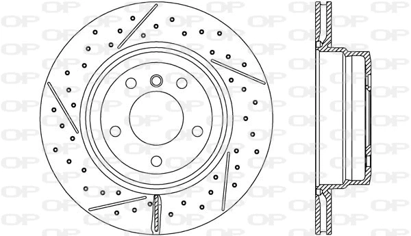 Disque de frein OPEN PARTS BDR2757.20