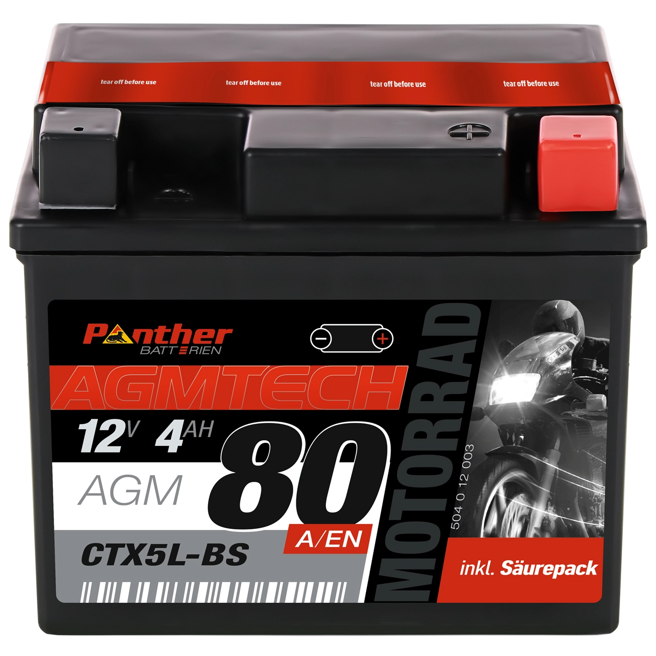 Batterie de démarrage PANTHER-BATTERIEN MB.5041277