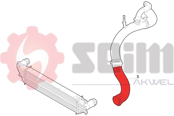 Gaine de suralimentation SEIM 981758