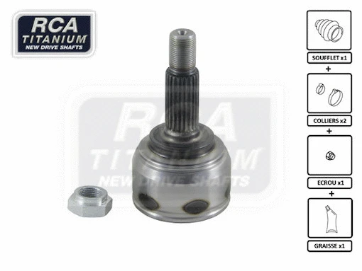 Jeu de joints, arbre de transmission RCA FRANCE NI70