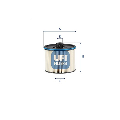 Filtre à carburant UFI 26.195.00