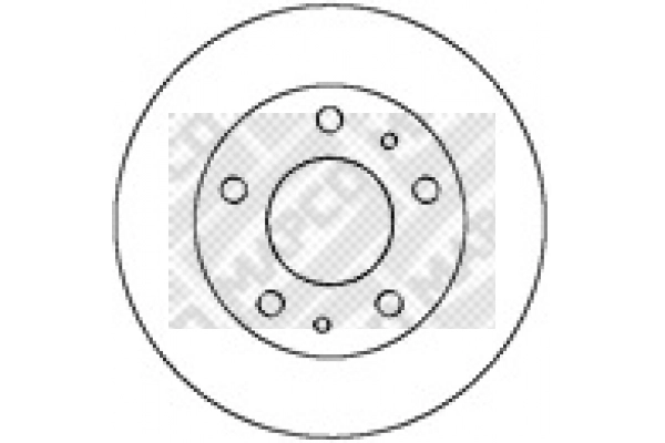 Disque de frein MAPCO 25037