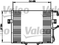 Condenseur, climatisation VALEO 814250