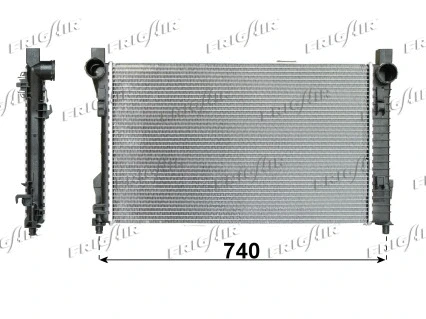 Radiateur, refroidissement du moteur FRIGAIR 0106.3086