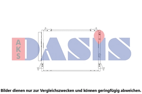 Condenseur, climatisation AKS DASIS 212121N