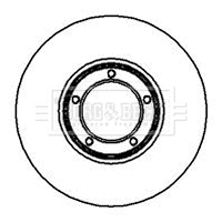 Disque de frein BORG & BECK BBD4870