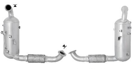 Filtre à particules / à suie, échappement VEGAZ GmbH FK-362SIC