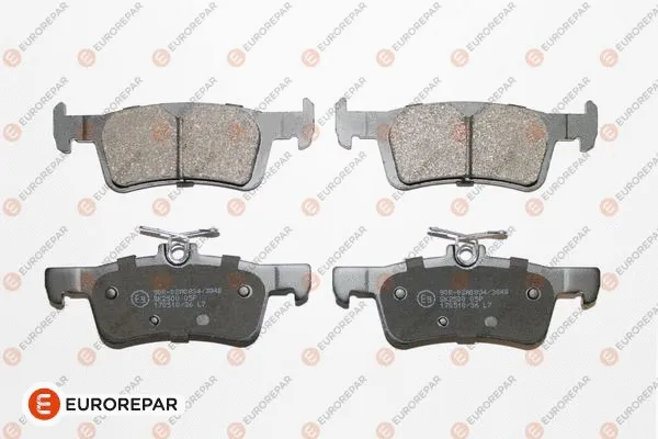 Kit de plaquettes de frein, frein à disque EUROREPAR 1681166980