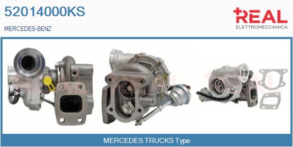 Turbocompresseur, suralimentation REAL 52014000KS