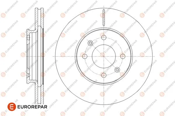 Disque de frein EUROREPAR 1676008880