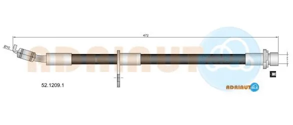 Flexible de frein ADRIAUTO 52.1209.1