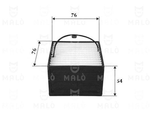 Filtre à carburant AKRON-MALÒ 1520176