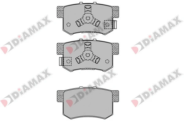 Kit de plaquettes de frein, frein à disque DIAMAX N09437