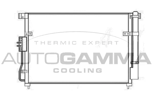 Condenseur, climatisation AUTOGAMMA 105245
