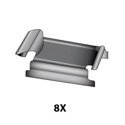 Kit d'accessoires, plaquette de frein à disque RAICAM 12079669