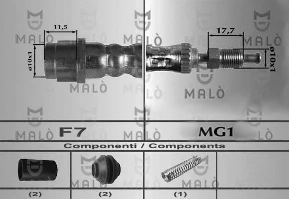 Flexible de frein AKRON-MALÒ 80544
